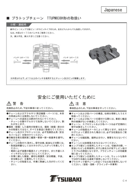 TTUPM838H형 취급설명서