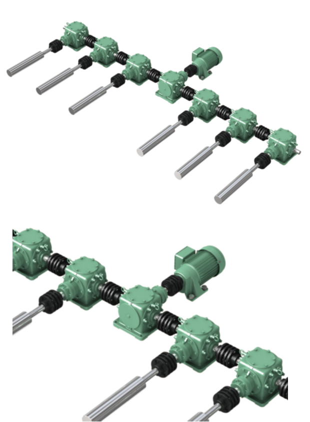 건조로 내의 롤러 컨베이어