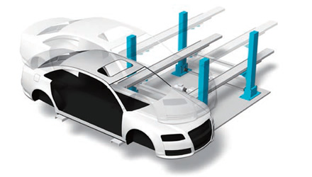 자동차 프레임 조립