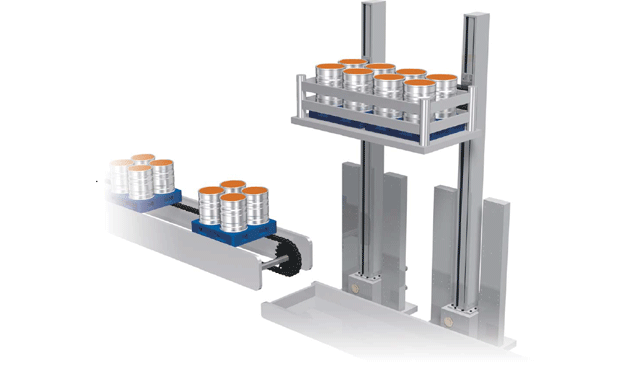 페인트 용기 승강