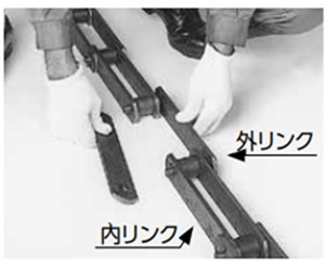 2本のチェーンの継ぎ方