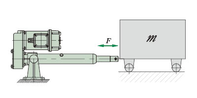 수평 구동시의 허용 질량