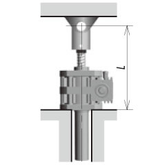 베이스 고정-축단 지지