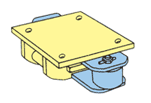 가로 가이드 롤러 부착