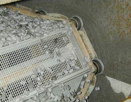 그물 (스테이핀) 컨베이어 체인