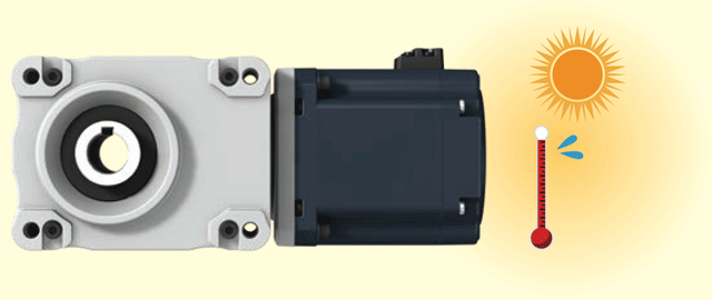 모터 내부에 온도 센서를 탑재하여 소손 보호