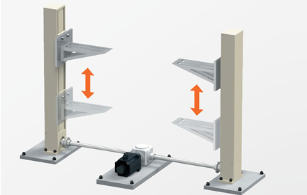 라인 샤프트 동기 타입