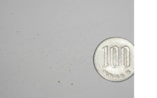 마모 분말의 비산이 매우 작고 깨끗합니다.