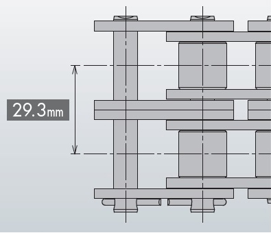 RS 롤러 체인 2열