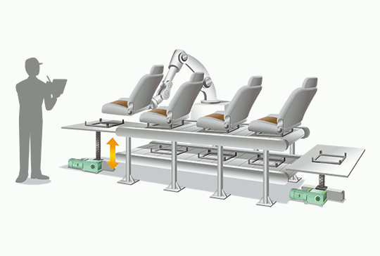 짚 체인 액추에이터　솔루션 사례